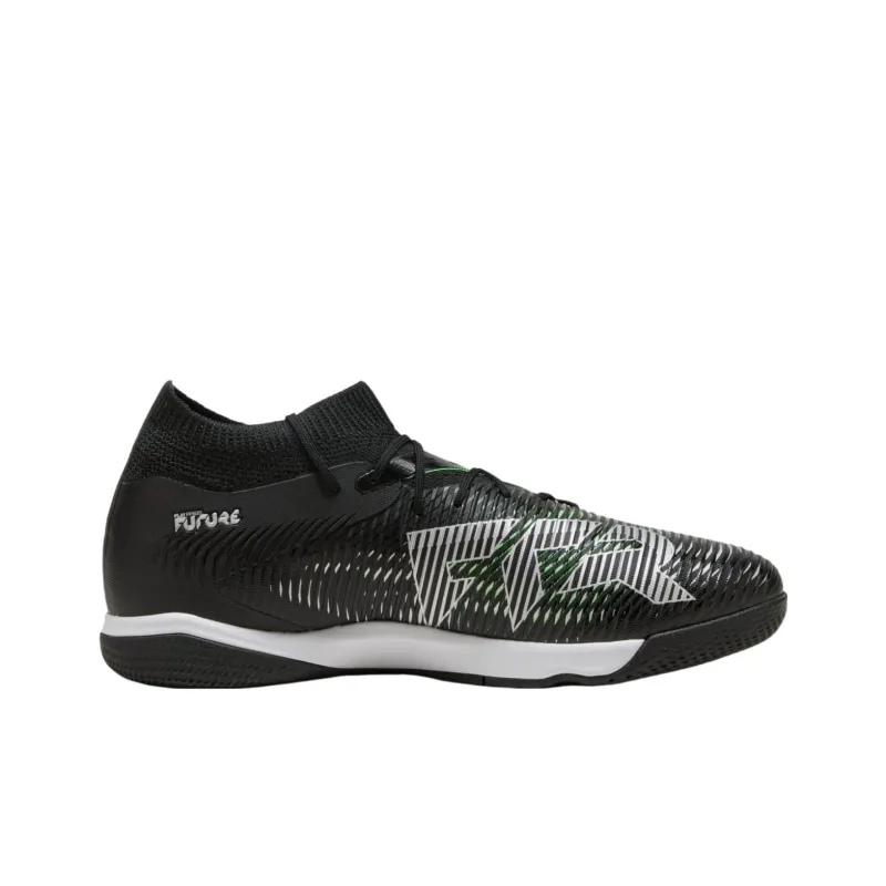 PUMA FUTURE 8 Indoor Anti Slip Wear Resistant Soccer Shoes Women's Black-1