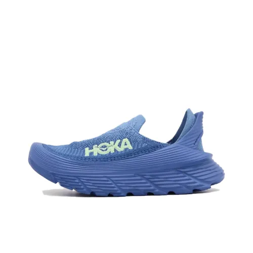 HOKA ONE ONE Restore TC Anti Slip Wear Resistant Low Top Casual Shoes Unisex Blue
