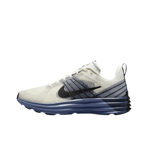 Nike Lunar Roam Anti Slip Wear Resistant Low Top Casual Shoes Unisex Beige Black Blue