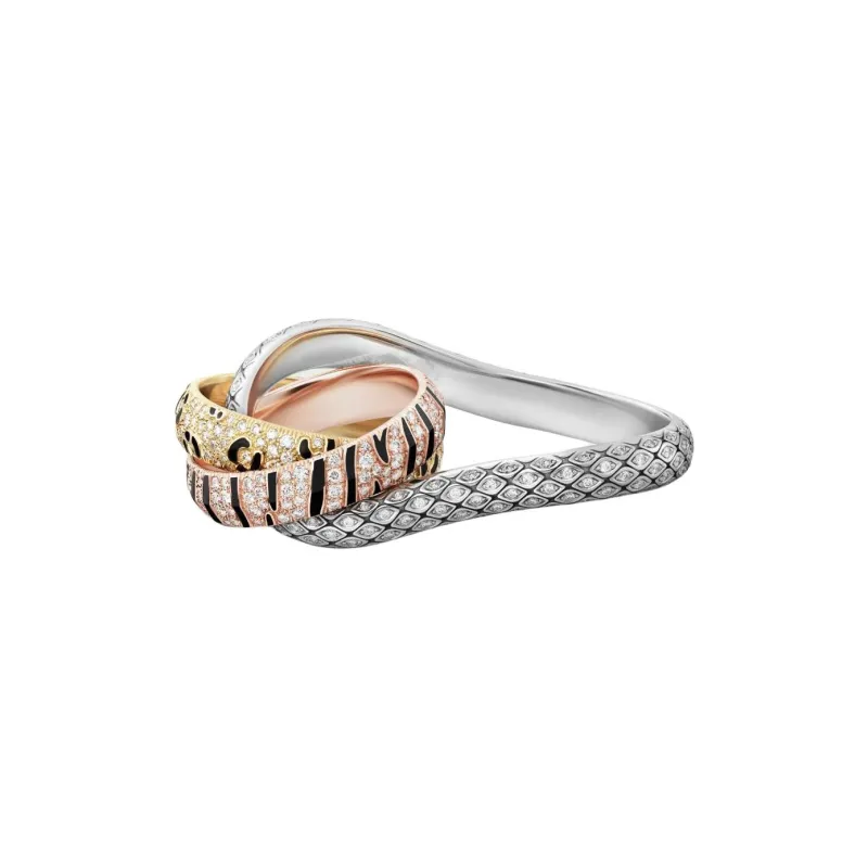 CARTIER 18K White Gold Rings Unisex Gold-0
