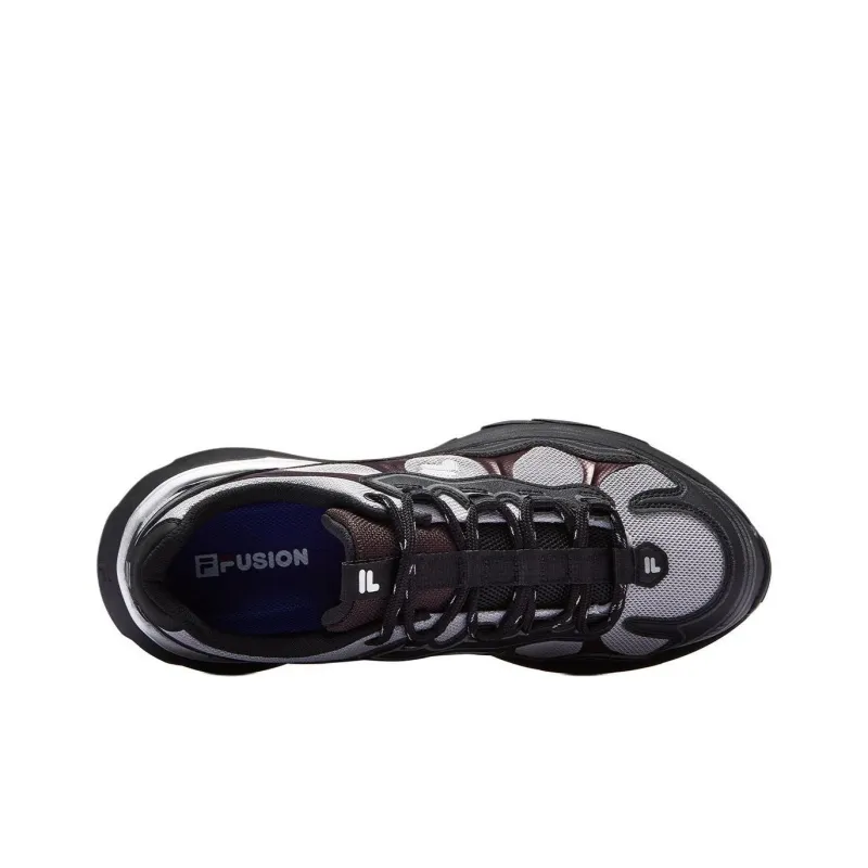 FILA FUSION GRAVEL Stratum Shoes Anti-Slip Wear-Resistant Low-Top Casual Shoes Men's Black Gray Color-3