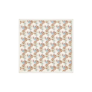 FENDI Logo Detailed Square Foulard