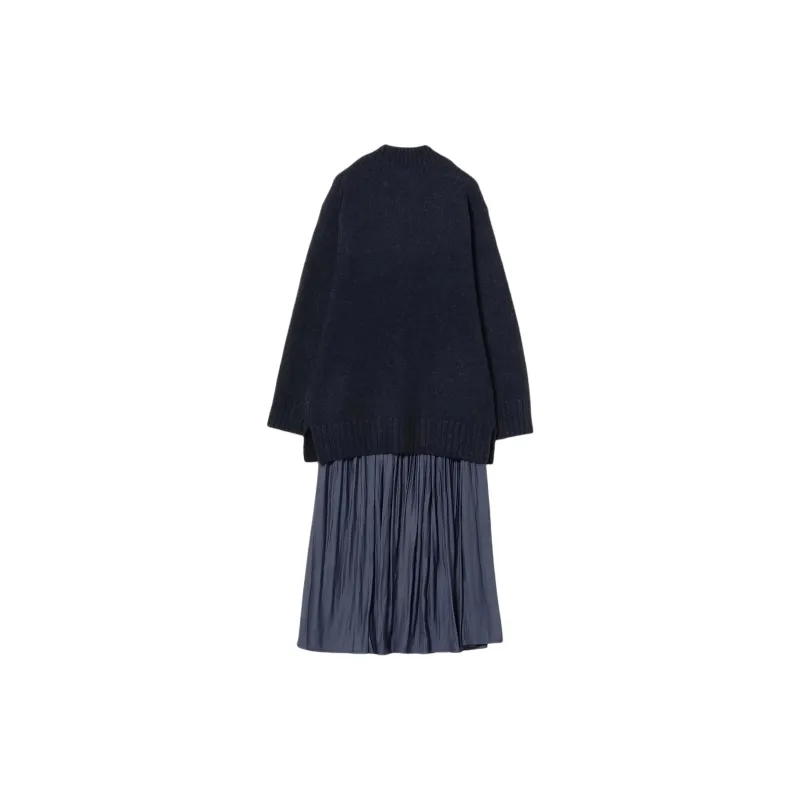 Beams Skirt Set Women's Marine Blue-1
