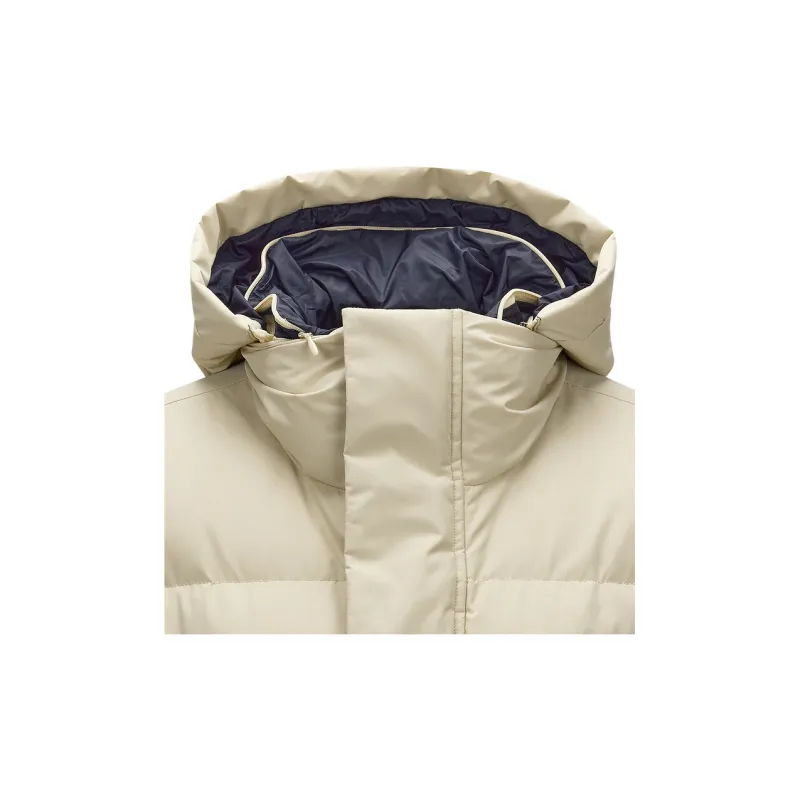Skechers Down Jacket Women's Feather Satin Brown-2