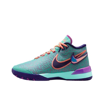 Nike Anti Slip Wear Resistant Mid Top Basketball Shoes Unisex Green