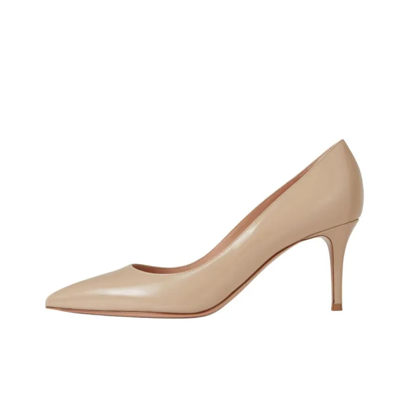 GIANVITO ROSSI Gianvito 70 Slim Heel High Heels 7cm Women's Nude Pink-0