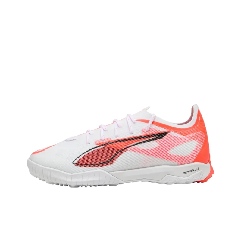 PUMA Ultra 5 Pro Anti-Slip Wear-Resistant Soccer Shoes Unisex White Orange-0