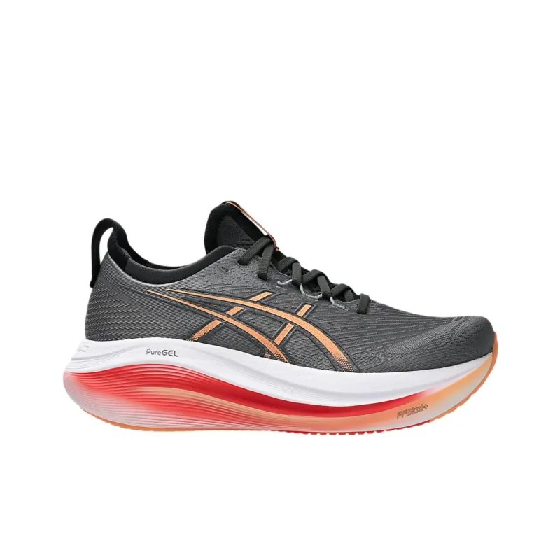 Asics Anti Slip Wear Resistant Low Top Running Shoes Men's Gray-1