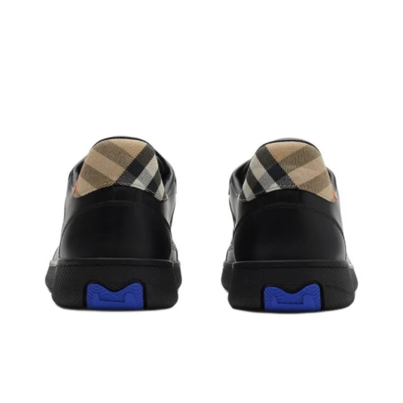Burberry Low-Top Skateboard Shoes Women's Black-4
