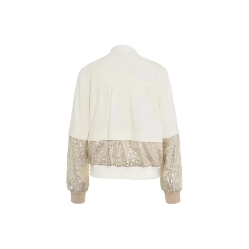 LIU·JO Sequin embellished Bomber Jacket-1
