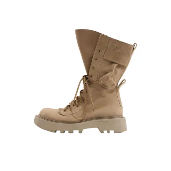 JW Anderson Leather Combat Boots Women's