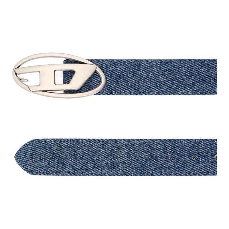 DIESEL 1DR Logo Plaque Buckle Belt-2