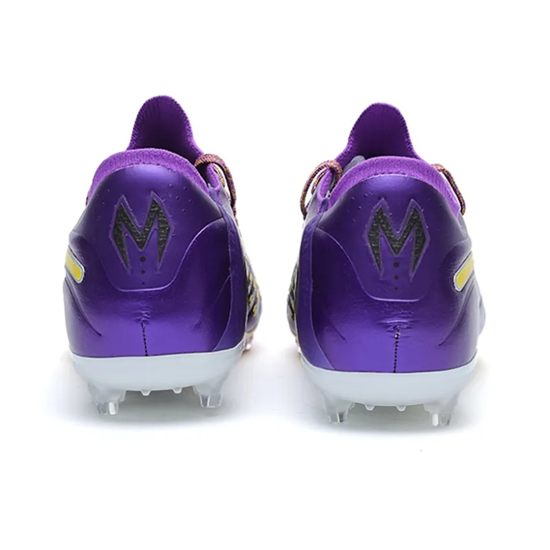 KELME MG Rubber Short Studs Cushioning Support Slip-Resistant Soccer Shoes Unisex Purple-3