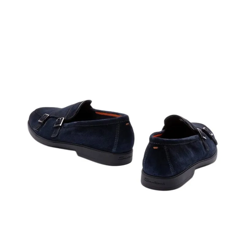 Santoni Suede Loafers-3