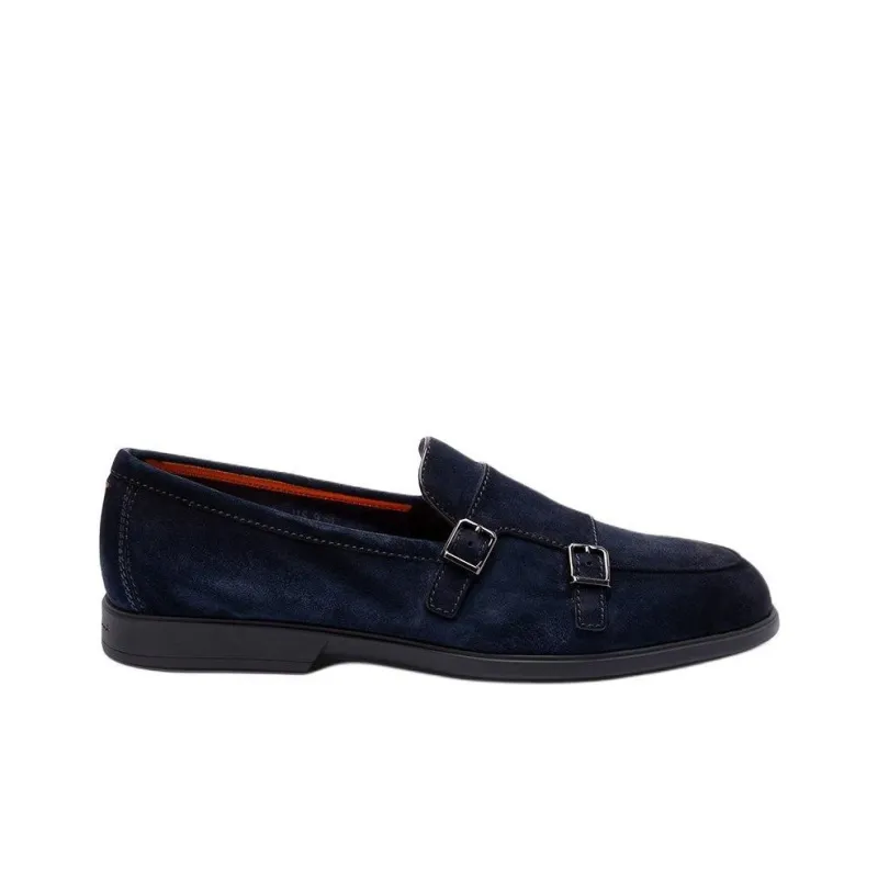 Santoni Suede Loafers-1