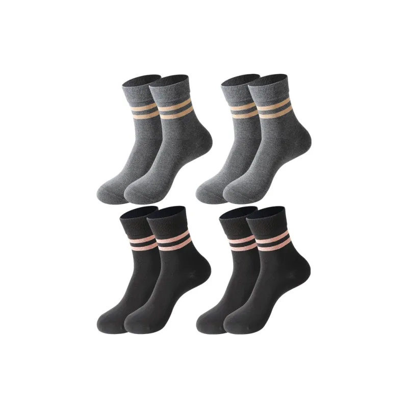 AFISH Mid-Calf Socks Men's 4 Pack-3