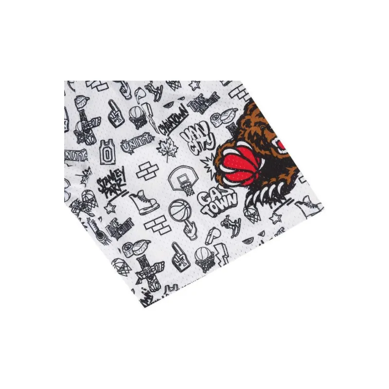 Mitchell Ness Basketball Shorts Men White-2