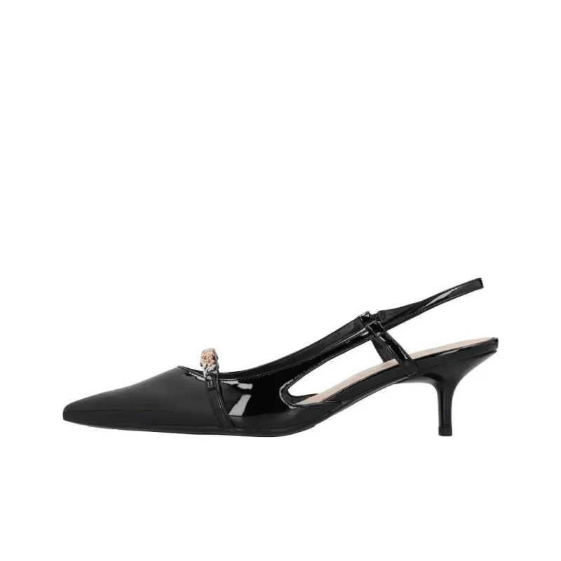 PINKO Chain Linked Slingback Pumps-0