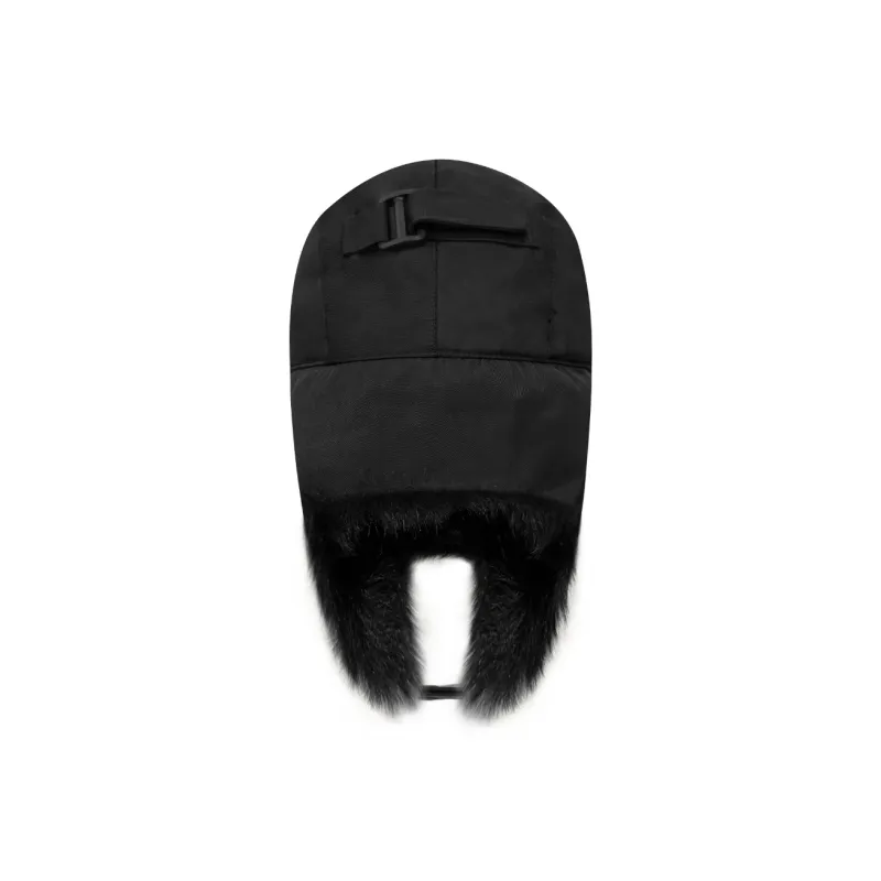 False Perception Nylon Trapper Hats Unisex Black-2