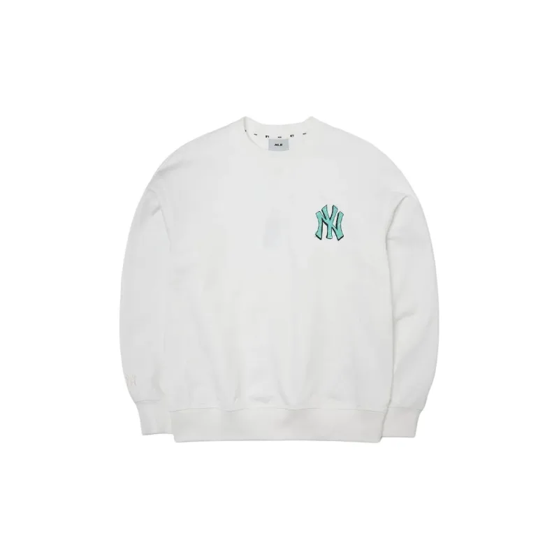 MLB New York Yankees Sweatshirts Unisex White-1