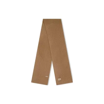 MIU MIU Wool, Cashmere Knit Scarves Women's Brown