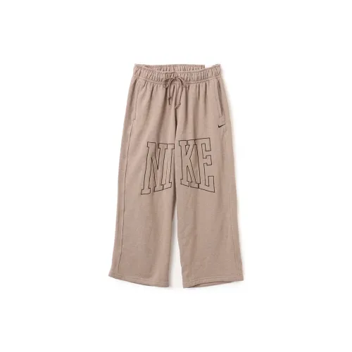 Nike Swoosh AS W NSW S TR EET OH FLC Knitted Sports Pants Women's Mink Brown