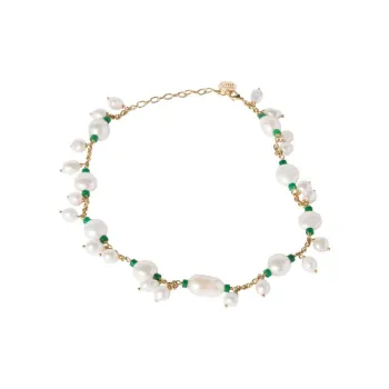 MIU MIU Brass Necklaces Women's Gold