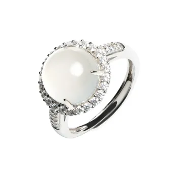 Xifeng Building Chalcedony Brocade Ring Women's