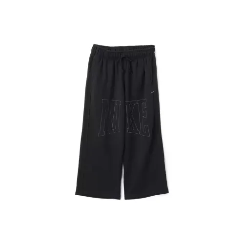 Nike Swoosh AS W NSW S OH FLC Knitted Sports Pants Women's Black