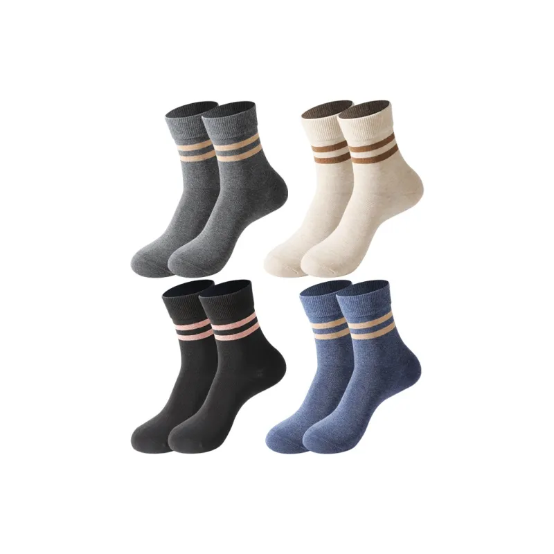 AFISH Mid-Calf Socks Men's 4 Pack-9