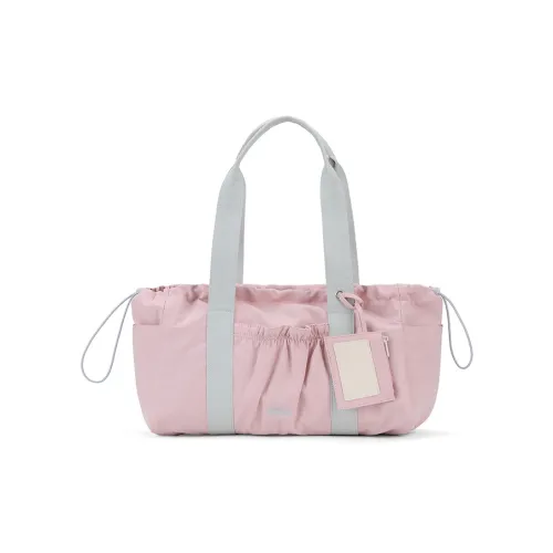 VANWALK Nylon Handbag Shoulder Bag Medium Size Women
s Milk Salt Star White/Strawberry Star Pink