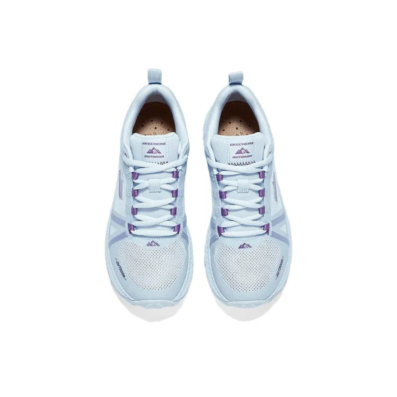 Skechers OUTDOOR Cushioning Rebound Low Top Outdoor Shoes Women's Blue Purple-2