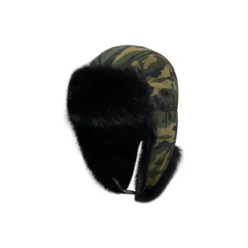 False Perception Cotton Trapper Hats Unisex Camouflage