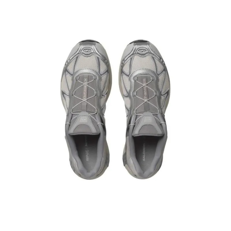 SALOMON XT WHISPER Anti Slip Wear Resistant Low Top Running Shoes Unisex Gray Silver-3