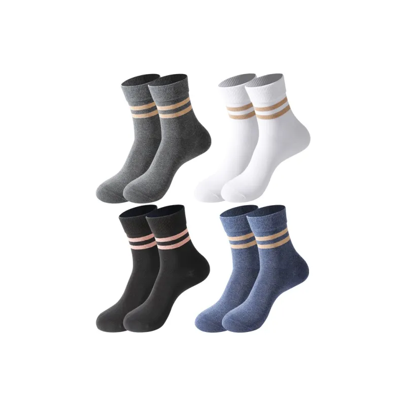 AFISH Mid-Calf Socks Men's 4 Pack-6