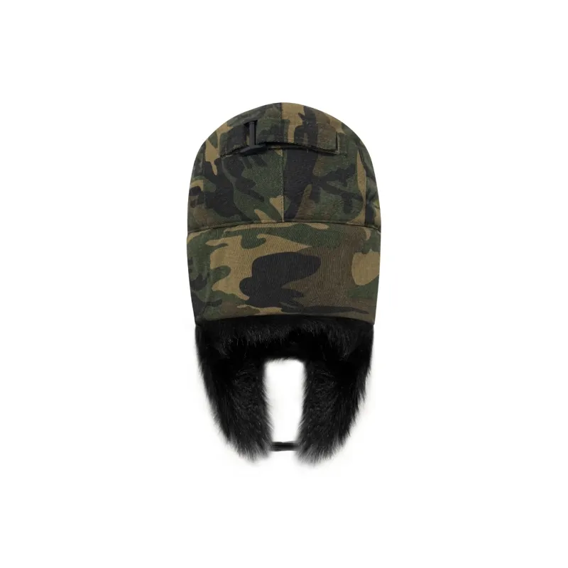 False Perception Cotton Trapper Hats Unisex Camouflage-3