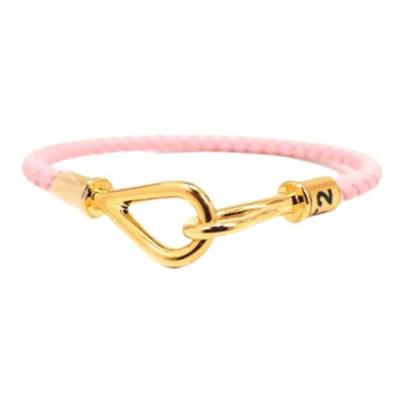 HERMES Gold-Plated Bracelets Women's Pink-0