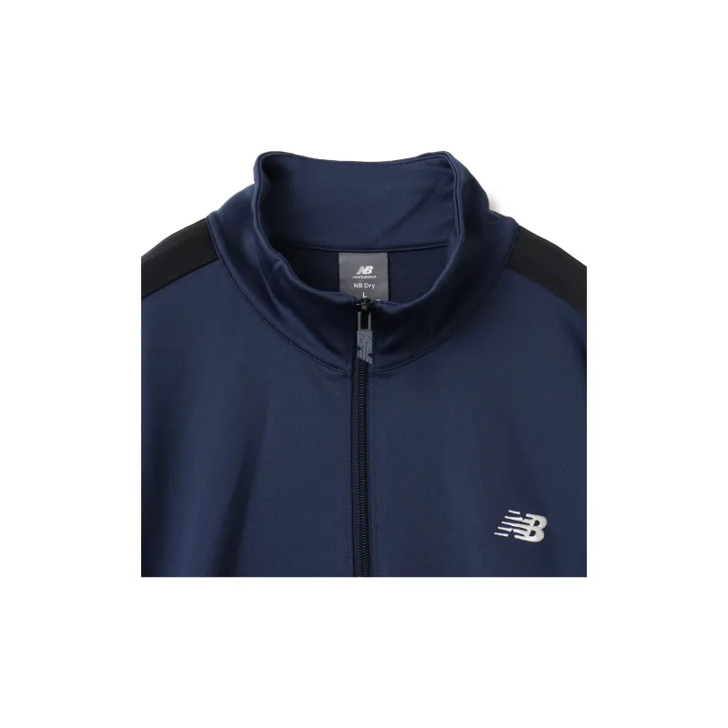 New Balance SS25 Knit Track Jacket Unisex Marine Blue-4