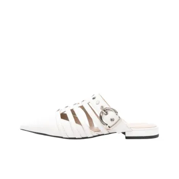 PINKO Quiet Wrap toe Slippers Women's White
