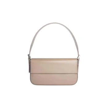 By Far Manu Cow Leather Envelope Bag Handbag Shoulder Bag Medium Size Women's Khaki