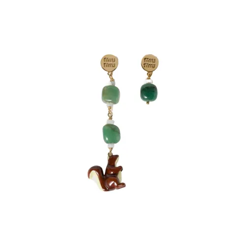 MIU MIU Gold Earrings Women's Gold