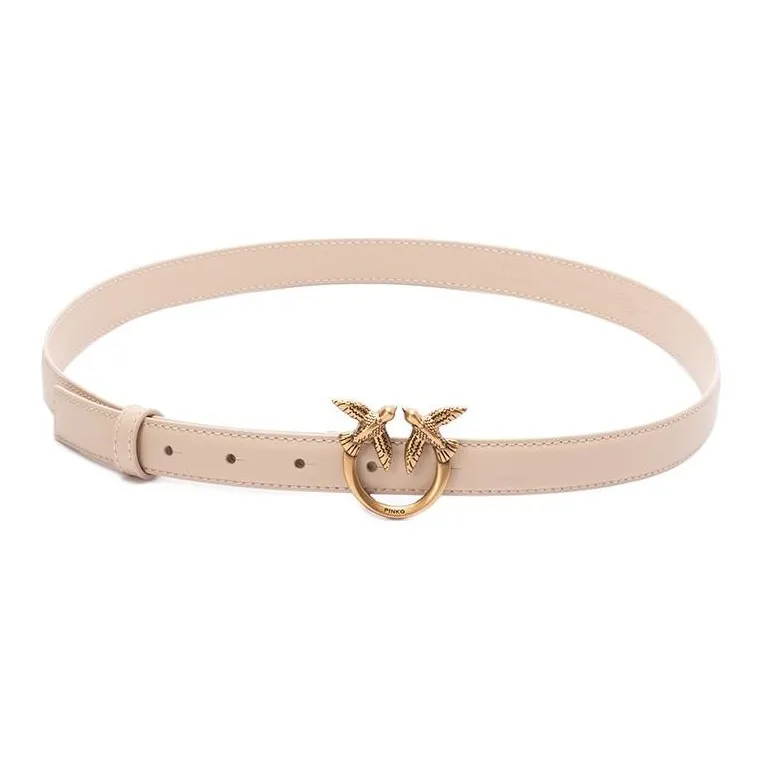 PINKO Love Bird Plaque Buckle Belt-0