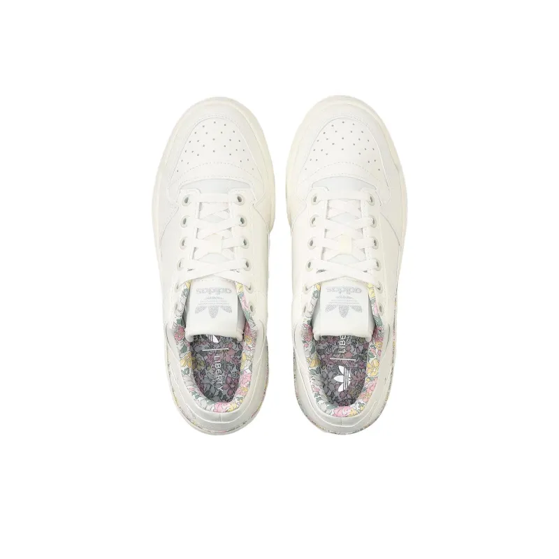 LIBERTY x Adidas Originals Anti Slip Wear Resistant Low Top Skateboard Shoes Unisex White-2