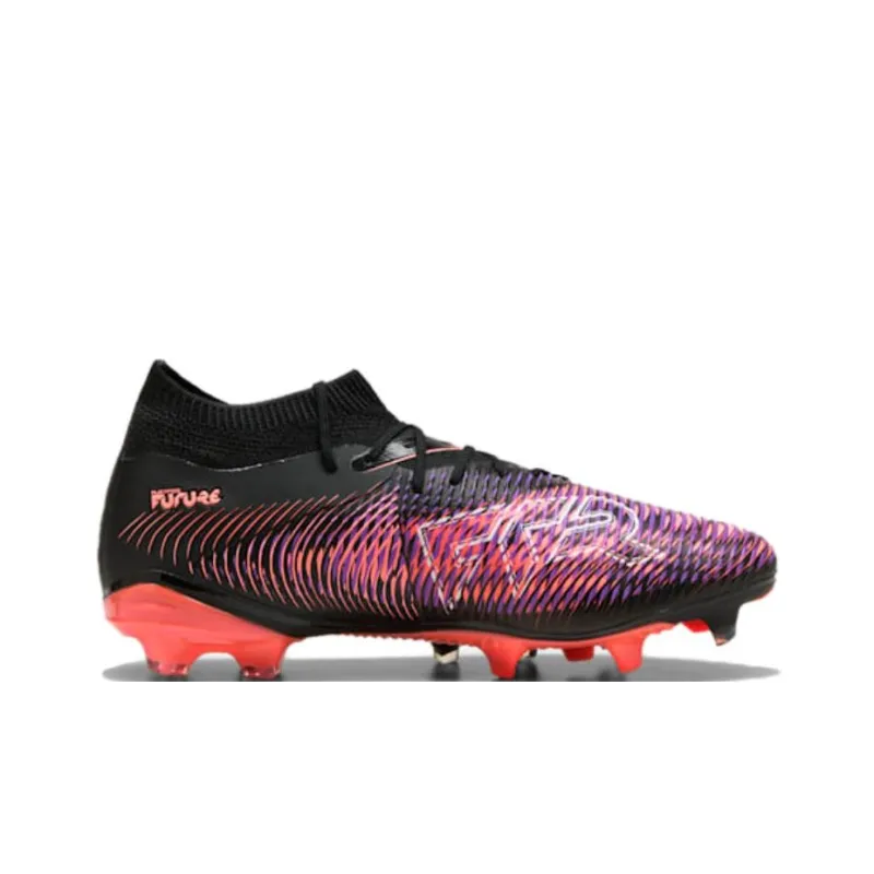 PUMA FUTURE 8 AG Short Rubber Studs FG Long Rubber Studs Anti Slip Wear Resistant Soccer Shoes Women's Purple-1
