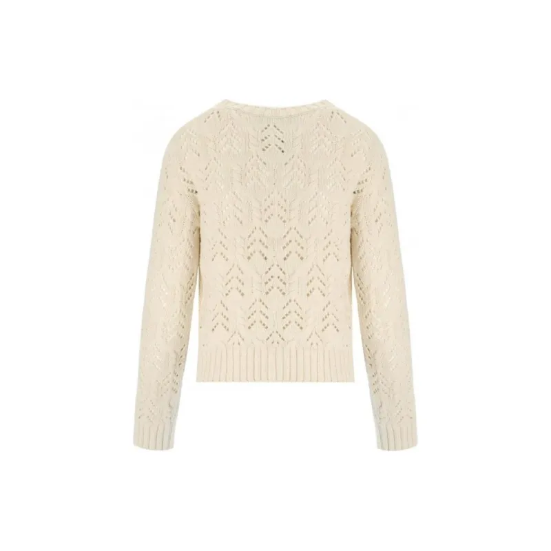 WEEKEND MaxMara Panaria Button Up Crewneck Cardigan-1