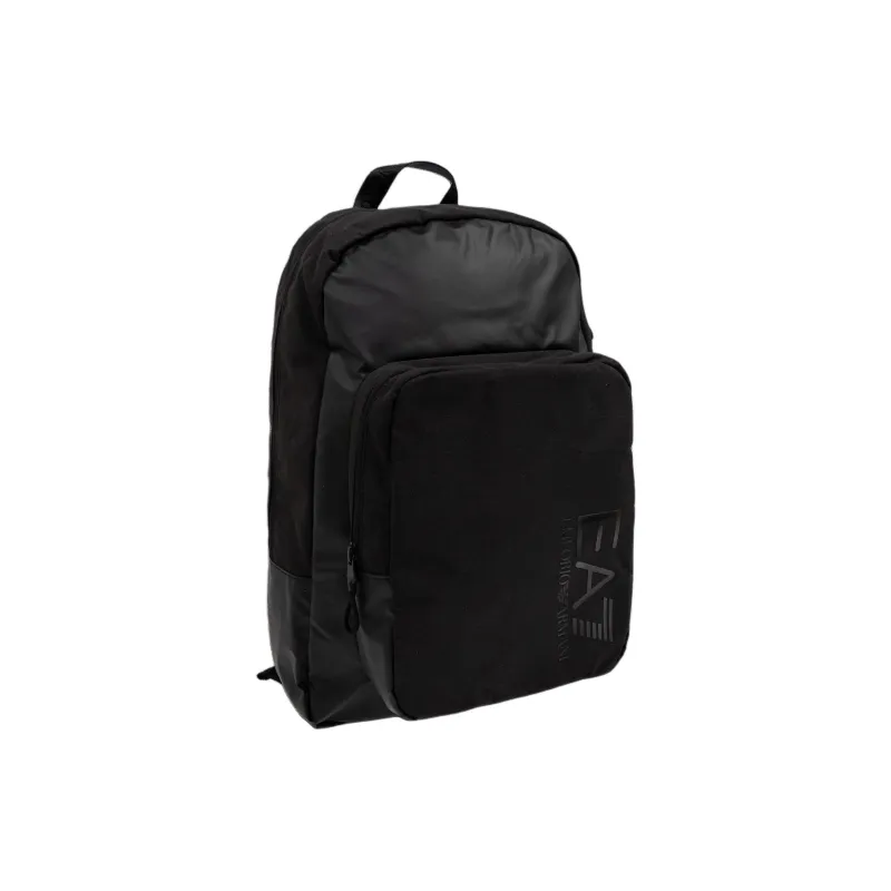 EMPORIO ARMANI EA7 Polyester Backpack Unisex Black-1