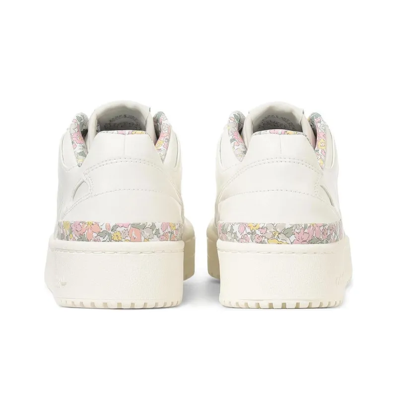 LIBERTY x Adidas Originals Anti Slip Wear Resistant Low Top Skateboard Shoes Unisex White-3