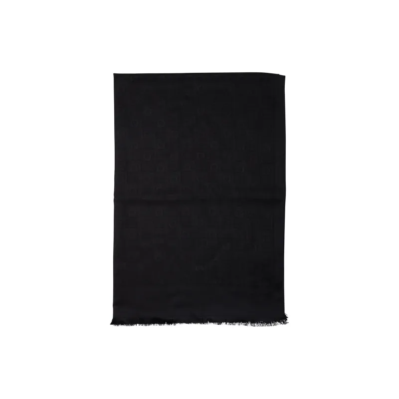 Ferragamo Monogrammed Fringed Scarf-0