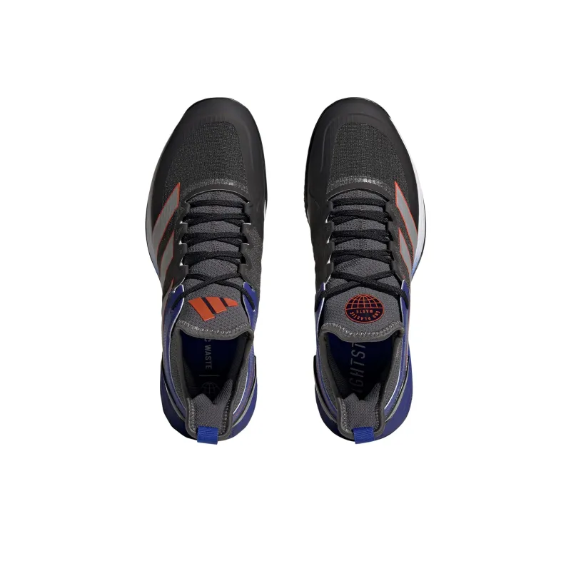 Adidas Adizero Ubersonic 4 Anti-Slip Wear-Resistant Low-Top Training Shoes Men's Gray Blue-2