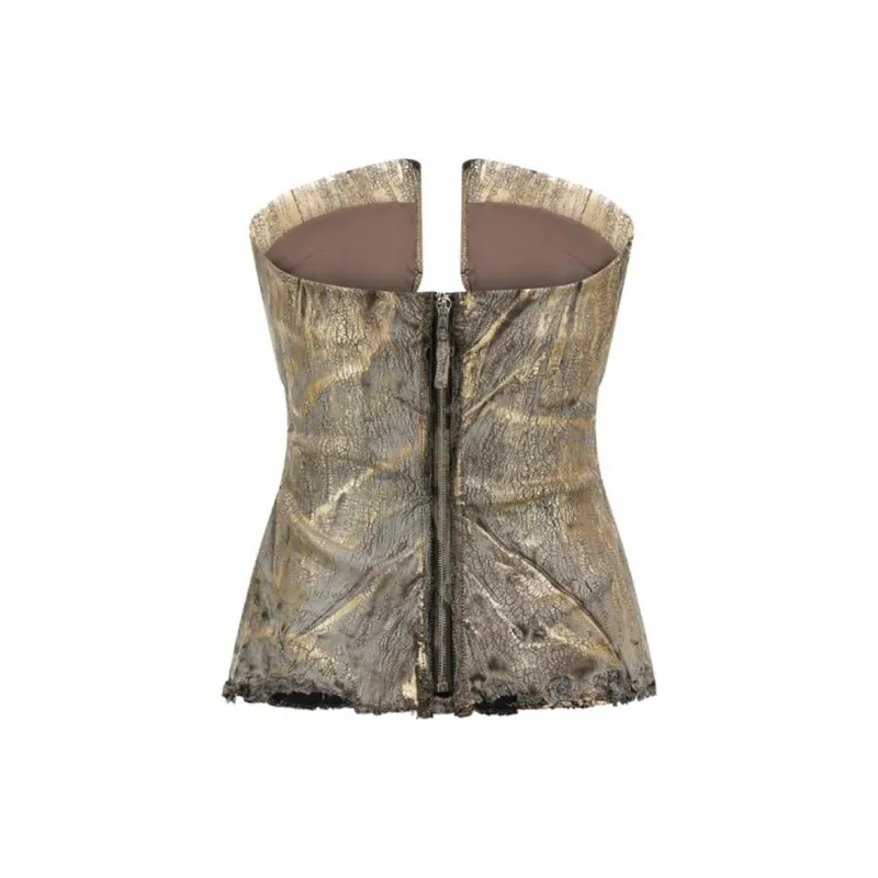 RICK OWENS Prong Detail Strapless Top-1